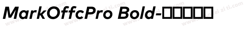 MarkOffcPro Bold字体转换